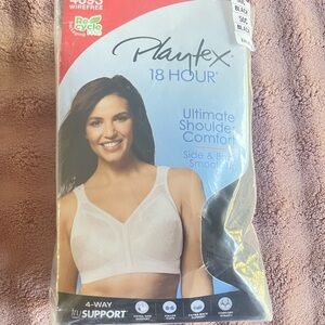 Playtex Women's Black Comfort Bra NEW